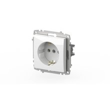 Розетка с заземлением ELBI Zena Vega 609-015600-217