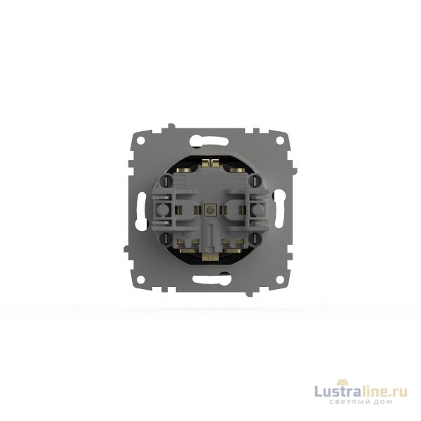 Розетка с крышкой и заземлением ELBI Zena Vega 609-014800-218
