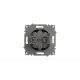Розетка с крышкой и заземлением ELBI Zena Vega 609-014800-218