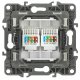 Розетка информационная двойная 2XRJ45 Эра 12-3108-12 Б0019354