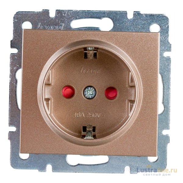 Розетка с защитой от детей Lezard Rain 703-3188-124