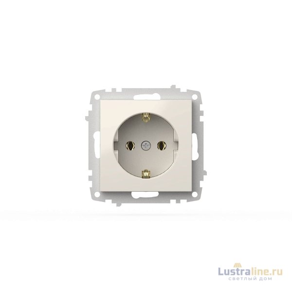 Розетка с заземлением ELBI Zena Vega 609-010200-217 Розетка с заземлением ELBI Zena Vega 609-010200-217