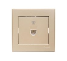 Розетка телефонная евро Lezard Rain 703-3030-137