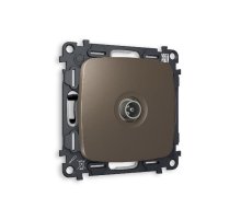 Комплект механизма TV розетки проходной 5-1000 MHz 4dB Ambrella Volt Omega MO643030