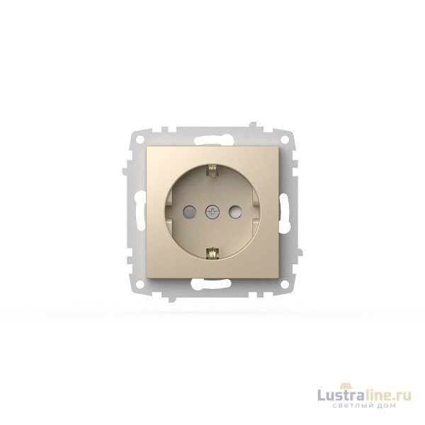 Розетка с заземлением и защитой от детей ELBI Zena Vega 609-012500-243