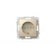 Розетка с заземлением и защитой от детей ELBI Zena Vega 609-012500-243