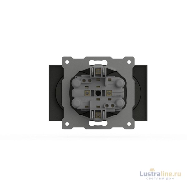 Розетка двухместная без заземления ELBI Zena Vega 609-011100-908