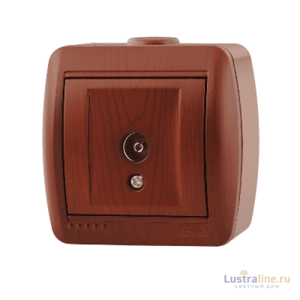 Розетка ТВ проходная Lezard Nata 710-0600-129