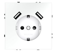 Розетка с USB Voltum S70 VLS040402