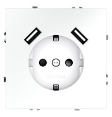 Розетка с USB Voltum S70 VLS040402