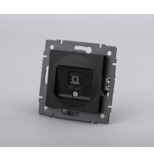 Механизм компьютерной розетки Arlight SCT-MPC1-PL-BK-V (RJ-45, CAT6) 049847