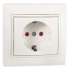 Розетка с защитой от детей Lezard Mira 701-0202-124B