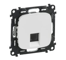 Телефонная розетка RJ11 Legrand Valena Allure белая 753738