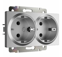 Розетка двойная с заземлением Werkel W1172065 4690389195617 a063619