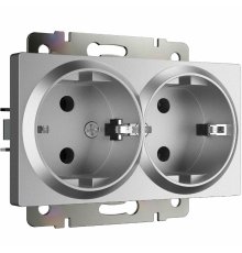 Розетка двойная с заземлением Werkel W1172065 4690389195617 a063619