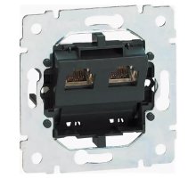 Розетка телефонная 2хRJ11 Legrand Galea Life 775939