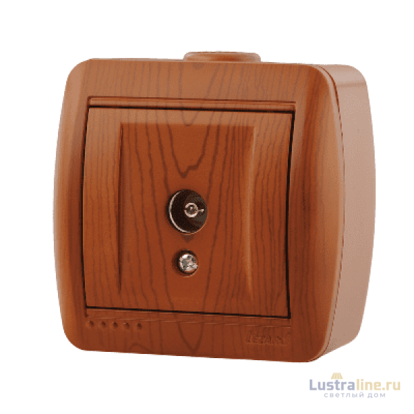 Розетка ТВ проходная Lezard Nata 710-0800-129