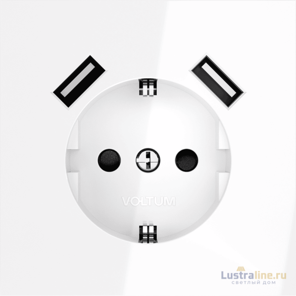 Розетка с USB, А+А Voltum S70 VLS040401