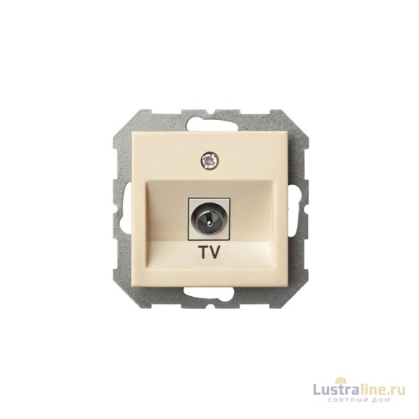 Розетка телевизионная (TV) F-разъем Liregus Epsilon 28-072
