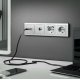 Розетка Ethernet RJ-45 Werkel cеребряный рифленый W1181009 4690389159886