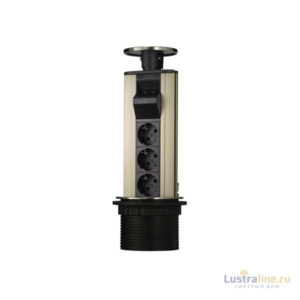 Блок розеток 12S (3 секции и 2 USB) Mebax 00-00001165