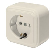 Розетка 1-местная с/з Stekker Брест 49059 Розетка 1-местная с/з Stekker Брест 49059