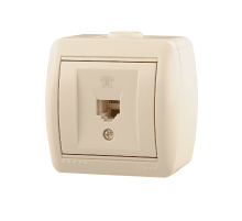 Розетка телефонная евро Lezard Nata 710-0300-137 Розетка телефонная евро Lezard Nata 710-0300-137