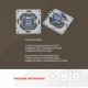 Розетка RJ45 Arte Milano 206.45-1.silver