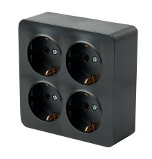 Розетка 4-местная с/з Stekker София 49322 MST16-14S-02