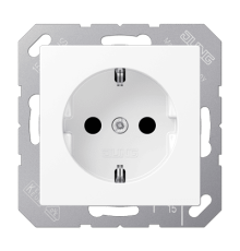 Розетка Schuko Jung EP1420WWM