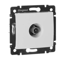 Розетка TV оконечная Legrand Valena белая 774430