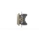 Розетка двухместная с заземлением ELBI Zena Vega 609-010300-907