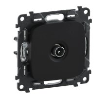 Розетка ТV проходная Legrand Valena Allure антрацит 753981