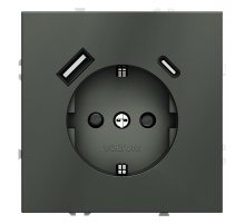 Розетка с USB, A+C Voltum S70 VLS040506