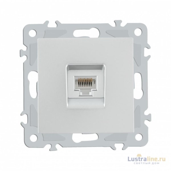 Розетка RJ45 Arte Milano 206.45-1.silver