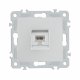 Розетка RJ45 Arte Milano 206.45-1.silver