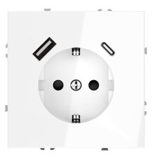 Розетка с USB, A+C Voltum S70 VLS040501