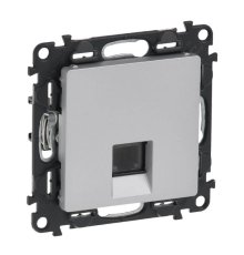 Телефонная розетка RJ11 Legrand Valena Life алюминий 753638