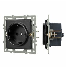 Механизм электрической розетки Arlight SCT-GP-MEU-PL-BK (250V, 16A) 043740