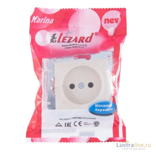 Розетка б/з Lezard Karina 707-0388-121B