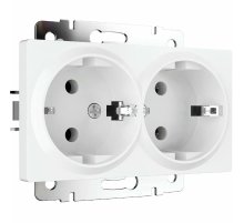 Розетка двойная с заземлением Werkel 4690389192111 W1172061 a062410