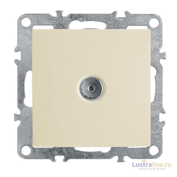 Розетка телевизионная Stekker Эрна слоновая кость PST00-9108-02 39326