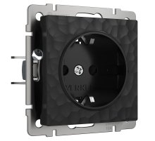 Розетка Werkel Hammer черный 4690389162831