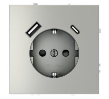 Розетка с USB, A+C Voltum S70 VLS040505