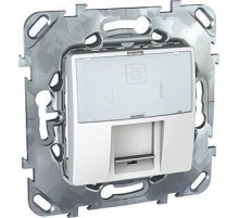 Розетка компьютерная RJ45 Schneider Electric Unica MGU5.421.18ZD