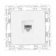 Розетка телефонная RJ11 Arte Milano 217.51-1.white