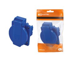 Розетка панельная РП10-3 скрытая с крышкой TDM Electric SQ0606-0001