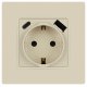 Розетка со шторками с USB type-A+C Эра 12-4108-02 Б0067731