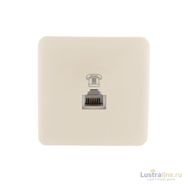 Розетка телефонная евро Lezard Viola 751-0300-137