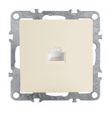 Розетка компьютерная Stekker Эрна слоновая кость PST00-9107-02 39325